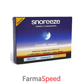 cerotto nasale snoreeze classico large 10 pezzi