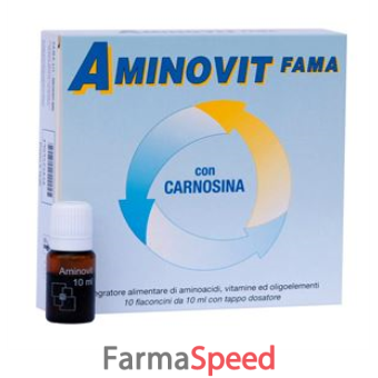 aminovit fama carnosina 10 flaconcini 10 ml