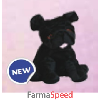 warmies peluche carlino nero
