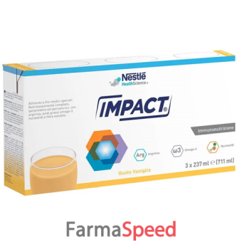 impact oral caffe' 3 x 237 ml