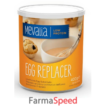 mevalia egg replacer preparato aproteico sostituto dell'uovo 400 g