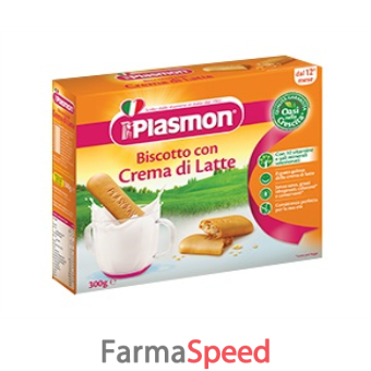 plasmon biscotto crema latte 300 g