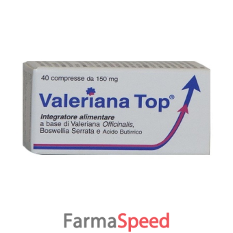 valeriana top 40 compresse 150 mg