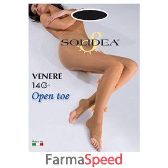 venere 140 open toe collant nero 4-l