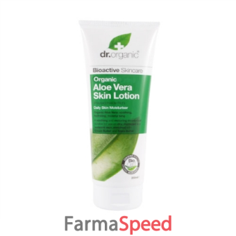 dr organic aloe vera skin lotion lozione corpo 200 ml