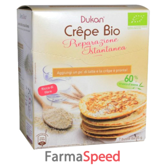 dukan preparato per crepe bio 7 buste