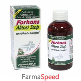 forhans alitosi stop collutorio 200 ml