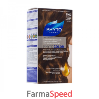 tintura per capelli phytocolor 3g castano chiaro nocciola ramato kit