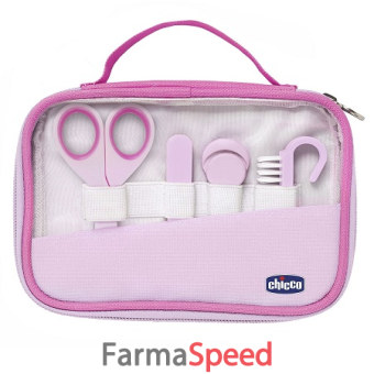 chicco set unghie rosa