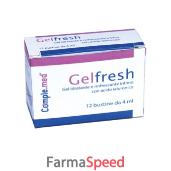 gelfresh gel intimo 12 bustine da 4 ml