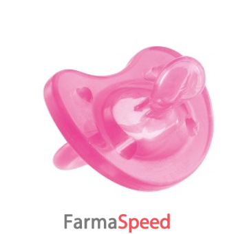 chicco succhietto silicone rosa 0m+ 1 pezzo