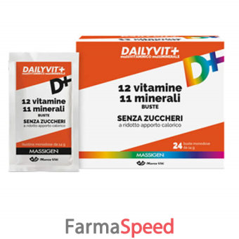 massigen dailyvit multivitaminico minerale 24 bustine