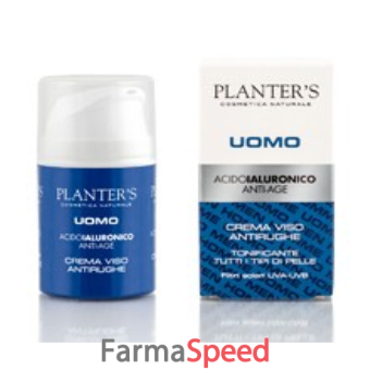 planters crema viso uomo a base di acido ialuronico 50 ml