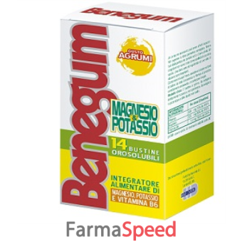 benegum magnesio/potassio/vitamina b6 14 bustine orosolubili