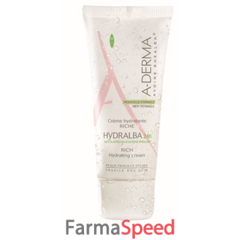 aderma hydralba crema ricca 40 ml