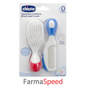 chicco spazzola + pettine nylon