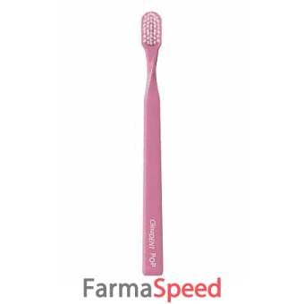 clinodent pop rosa spazzolino da denti medio