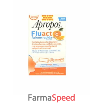 apropos fluact c azione rapida 10 butine stick orosolubili