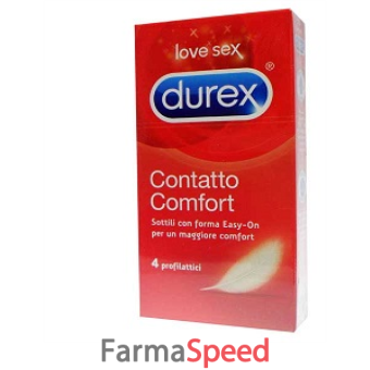 profilattico durex contatto comfort 4 pezzi