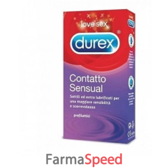 profilattico durex contatto sensual 12 pezzi