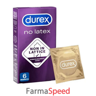 profilattico durex no latex 6 pezzi