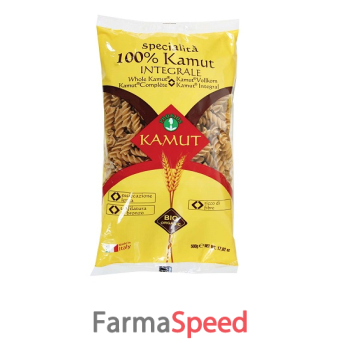 pasta 100% kamut integrale fusilli 500 g