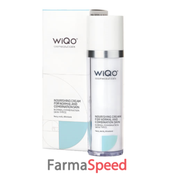 wiqo crema nutriente ed idratante pelli normali o miste viso 50 ml