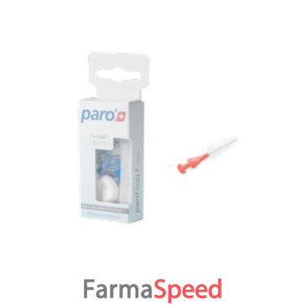 paro 7-1046 isola f scovolino interdentale fine rosso conico diametro 3/7 mm