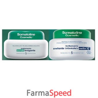 somatoline cosmetic trattamento snellente intensivo notte 10 250 ml + scrub 350 ml bi pack