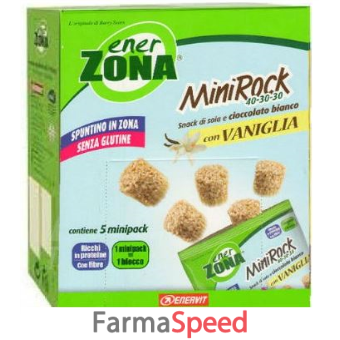 enerzona minirock 40-30-30 astuccio 5 minipack vaniglia