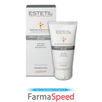 estetil crema viso idratante 24h pelli normali e secche 40 ml