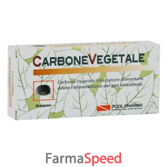 carbone vegetale pool pharma 40 compresse