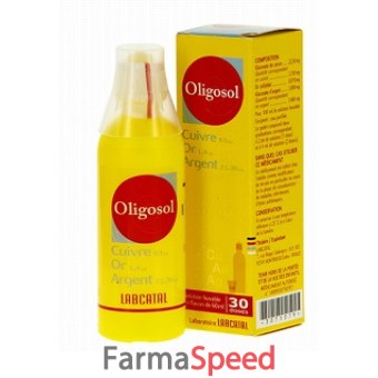 labcatal oligosoluzione rame argento oro gocce 60 ml