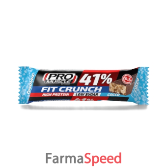 promuscle fit crunch 41% barretta iperproteica cocco 50 g