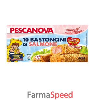 pescanova bastoncini salmone 10 pezzi 300 g