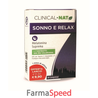 sonno relax melatonina suprema 30 compresse