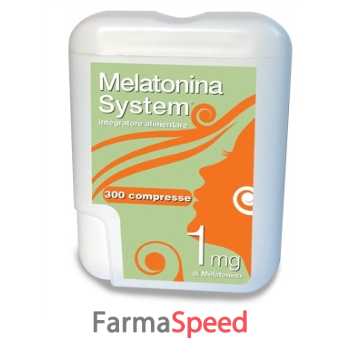 melatonina system 300 compresse 1 mg