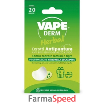 vape derm herbal cerotti 12 pezzi