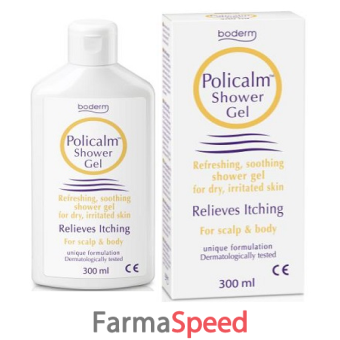 gel antiprurito e lenitivo policalm shower 300 ml ce