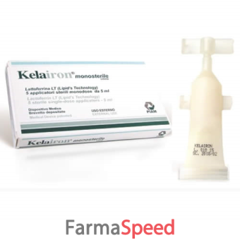 kelairon monosterile 5 applicatori monodose sterili da 5 ml