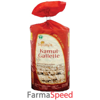 top grain gallette 100% kaumt senza sale e senza lievito 100g