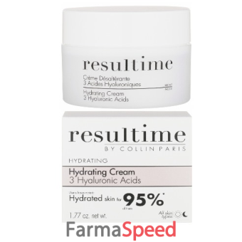 resultime creme desalterante 3 acides hyaluroniques