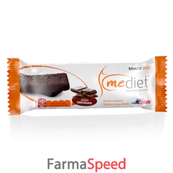 mediet snack diet cioccolato con copertura al cioccolato fondente 50 g