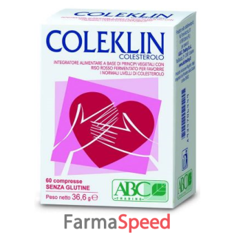 coleklin blister 60 compresse 36,6 g