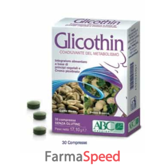 glicothin 30 compresse blister 17,10 g