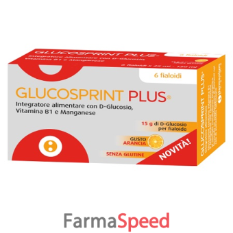 glucosprint plus arancia 6 fialoidi da 25 ml