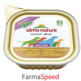 daily menu bio dog vitello/verdure 300 g