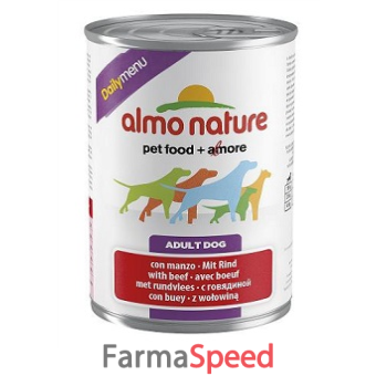 almo nature dogs daily menu con manzo 400g