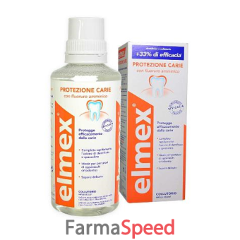 elmex protezione carie collutorio fluoruro amminico 400 ml