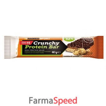 crunchy proteinbar cookies & cream 1 pezzo 40 g